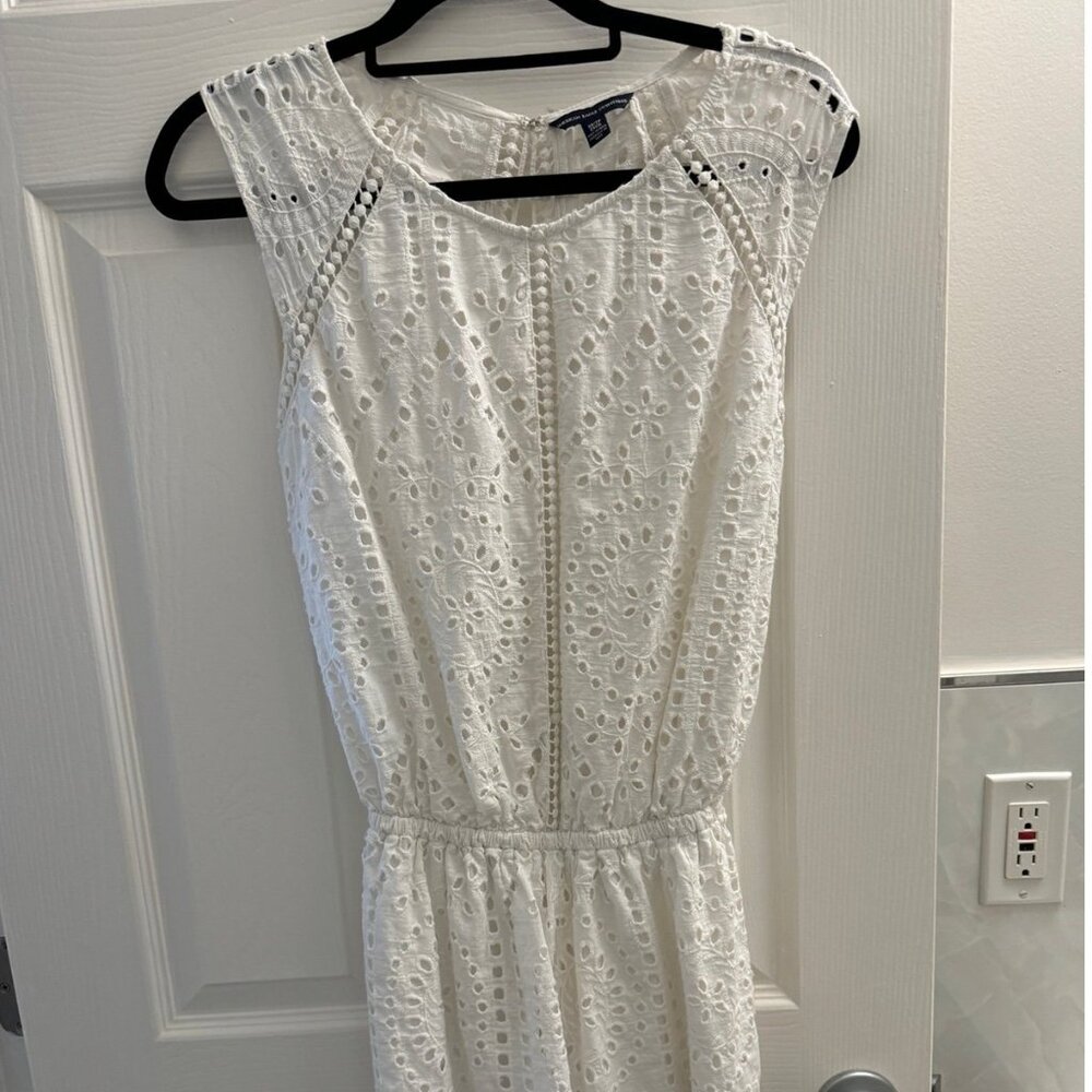White Lace romper